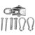 304 Stainless Steel Yoga Sandbag Hammock Hanging Fixed Accessory Swing Buckle Kit