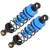 2Pcs RC Shock Absorber 82mm Aluminum Alloy RC Damper Upgrade Parts for Tamiya CC01 CC02Blue