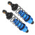 2Pcs RC Shock Absorber 82mm Aluminum Alloy RC Damper Upgrade Parts for Tamiya CC01 CC02Blue