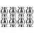 8Pcs Ball Head of Shock Absorber Damper for Axial / Tamiya / Redcat / Himoto 1/8 RC Car