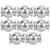 8Pcs Ball Head of Shock Absorber Damper for Axial / Tamiya / Redcat / Himoto 1/8 RC Car
