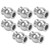 8Pcs Ball Head of Shock Absorber Damper for Axial / Tamiya / Redcat / Himoto 1/8 RC Car