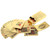 Durable Waterproof Plastic Fake Gold Foil Coated Poker Game Playing Cards(Euro)
