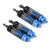 2pairs RC Truck Front & Rear Shock Absorber for Traxxas 1/10 Slash 4x4 SLA014/SLA015(Dark Blue)