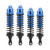 2pairs RC Truck Front & Rear Shock Absorber for Traxxas 1/10 Slash 4x4 SLA014/SLA015(Dark Blue)