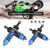 2pairs RC Truck Front & Rear Shock Absorber for Traxxas 1/10 Slash 4x4 SLA014/SLA015(Dark Blue)