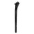 Seatpost Tube Professional Aluminum Head Double Nail Carbon Fiber 3K Pattern Glossy Black Bike Seatpost 27.2x350mm / 1.07x13.78in