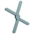 Foldable Trivet Mat Non Slip Collapsible Cross Design Trivets TPR Heat Resistant Hot Pot Pans Holder for Kitchen Gray Green