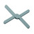 Foldable Trivet Mat Non Slip Collapsible Cross Design Trivets TPR Heat Resistant Hot Pot Pans Holder for Kitchen Gray Green