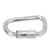 40Cr Steel 45KN D Shaped Hanging Buckle Carabiner Clip for Outdoor Climbing Safety Accessory