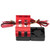 SURPASSHOBBY 540 Dual Motor Cooling Fan 60 x 30 x 40mm for 1/10 Scale Electric RC Car(Red )