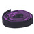 2m Yoga Stretch Belt Rope Increase Flexibility Leg Training Bands Strap for Exercise Fitness Gym(Purple Black )