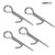 100Pcs Fishing Hook Connecting Pins Needle Fixed Lock Assist Soft Lure Tackle Accessories