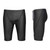 Long Training Swimming Shorts Waterproof Quick Drying Black Skin Friendly Men Swimsuit Shorts for Racing 5XL (Recommended Weight 72.5‑77.5kg)