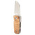 Folding Pocket Knife Stainless Steel Blade Wood Handle Knives Outdoor EDC Keychain Knife