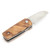 Folding Pocket Knife Stainless Steel Blade Wood Handle Knives Outdoor EDC Keychain Knife