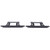 Pair of Side Pedal Aluminum Alloy Footrest Plate Accessories Fit for AXIAL SCX10 1/10 RC Crawler Car Type B noir