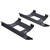 Pair of Side Pedal Aluminum Alloy Footrest Plate Accessories Fit for AXIAL SCX10 1/10 RC Crawler Car Type B noir