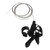 7 Speed Thumb Gear Shift Lever Bike Shift Lever Bike Shifter Bicycle Thumb Gear Shifter Black