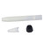 Removable Badminton Bat Handle Nylon Fiber Racket Floating Shockproof Grip Handle Kit White