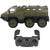 2.4GHz High Speed Remote Control Armored Car 6WD 1/16 Scale RC Military Truck Toy