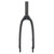 20 Inch Mountain Bike Fork 3K Matte 4.37in Top Tube Bike Front Fork for 28.6mm Straight Tube Folding Bike
