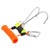 KEEP DIVING Stainless Steel Reef Hook Diving Safety Accessories (Orange)