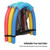 Pool Noodle Chair Water Hammock Chair for Adults and Kids Portable Float Mesh Chair for Swimming Pool Party Water Relaxation