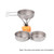 Lixada Ultralight Titanium Frypan Outdoor Camping Hiking Backpacking Cooking Frying Pan with Foldable Handles