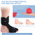 Foot Drop Night Splint Orthotics Fracture Sprain Injury Support Wrap Ankle Brace with Masssage