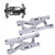 1 Pair Aluminum Alloy Front Swing Arm Spare Part Fit for WLtoys 144001 1/14 RC CarTitanium