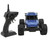 1/16 High Speed Remote Control Car 2.4G Alloy RC Car Model Toy for Children Kids Gift Blue Single Battery
