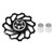Aluminium Alloy Mountain Road Bike Rear Derailleur Wheel Bicycle Ceramics Guide Roller Cycling AccessoryCycling Bicycle Guide Wheel Black
