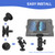 Universal Kayak Holder Fish Finder Mount Boat Rotating Bracket Kayaking Supporter Mounting Plate