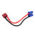 EC3 Male to T Head Female Battery Adapter Cable Soft Silicone 12.7cm Total Length for RC Car Plane Ship