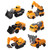 6 in 1 Transforming Robot Transforming Toy Car Deformation Robot Car for Boy Gift