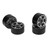 Aluminum Alloy RC Car Hub Set with M2 Anti Skid Nut and Cross Wrench for Axial SCX24 1/24 Scale Model Car Titanium Color