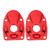 Aluminum Alloy Rear Steering Cup Cover Fit for Axial Capra scx10III 1/10 RC CrawlerRed