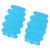 Archery Bow Limbs Stabilizer Silicone Universal Vibration Dampener Compound Bow Limbs Shock Absorber 2pcs Blue