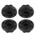 4pcs RC Car Wheel Hex Hubs Wheel Adapter Black Fit for SCX10 1/10 RC Crawler 1.9inch 2.2inch Wheel11mm