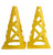 Outdoor Sports Hollow Marker Cones Football Skating Practice Training Traffic Barricade(Yellow)
