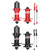 1 Pair MTB Bike Hub Front Rear HG 8-11 Speed 4 Claws 36 Holes Disc Brake Hubs with Quick Release Lever