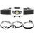 3W LED Headlamp Red and White Lights Fishing Headlight for Outdoor Activities Picnic Hiking Mountaineeringwhite
