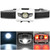 3W LED Headlamp Red and White Lights Fishing Headlight for Outdoor Activities Picnic Hiking Mountaineeringwhite