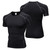 Pack of 3 Men Short Sleeve Shirt Quick Dry Running Fitness Athletic Workout T-Shirt Baselayer Top
