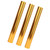 3Pcs Aluminum Alloy Track Field Relay Batons Track Batons Race Equipments for Running Race Team for Outdoor Running Race Student Relay Events Gold
