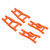 RC Front Rear Suspension Arm Kit Swing Arm Mount for Rustler Stampede Slash 1/10 2wd RC Cars Orange