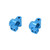 2Pcs RC Car Rear Axle Fixed Cup Seats Aluminum Alloy Steering Cup for LOSI 1/18 Mini T 2.0 2WDBlue
