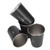 4 Pcs 350ml 304 Stainless Steel Water Cup Coffee Mug Bottle for Barbecue Beer Travel Outdoor Black