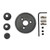 54T 0.8 32 Pitch 3956 RC Car Spur Gear with 15T 17T 19T Pinion Set for Traxxas Slash 4x4 4WD